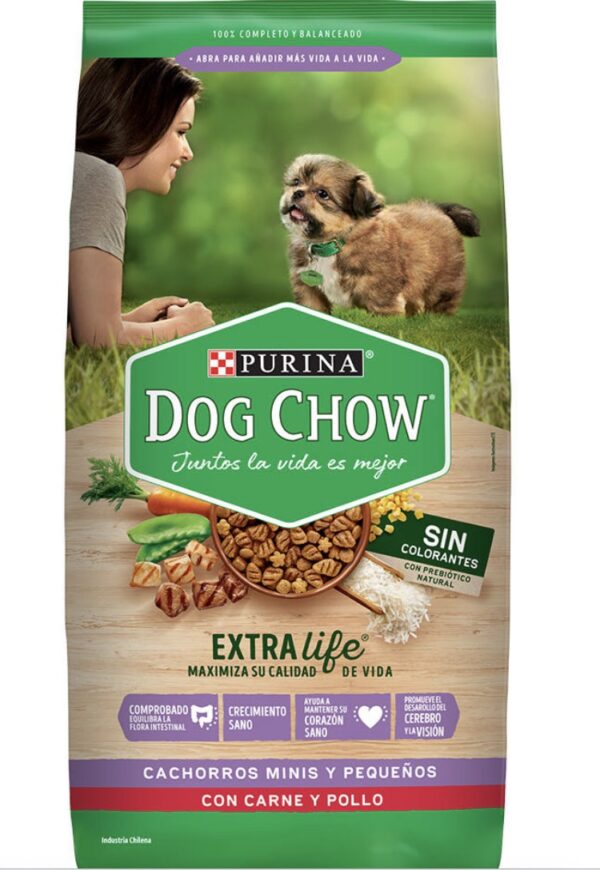 Alimento para perros Dog Chow cachorros minis y raza pequeña 8 kg