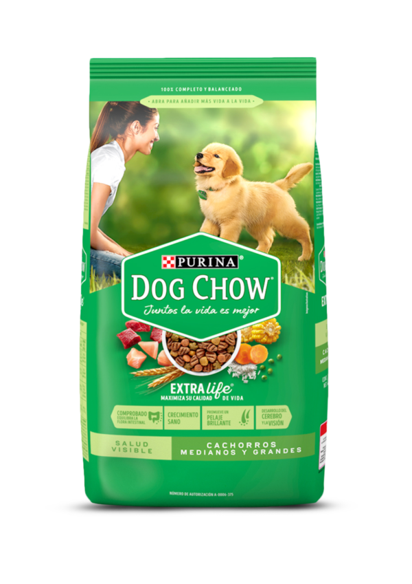 Alimento para perros Dog Chow cachorro Raza Mediana y Grande 15 kg