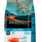 Alimento para Gatos Bravery salmon Cat adulto Esterilizado 2 kg