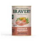 Alimento para perros Bravery Chicken & vegetables Dog wet food 290 gr