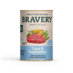 Alimento para perros Bravery Tuna y vegetables Dog wet food 290 gr