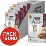 Pack 15 sachet Proplan gato adulto pollo 85g