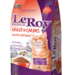 Alimento para Gatos Leroy grille carne gato adulto esterilizado 10kg